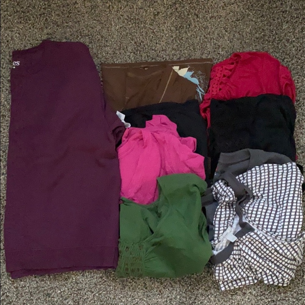 ❌Tops size XL lot of 9